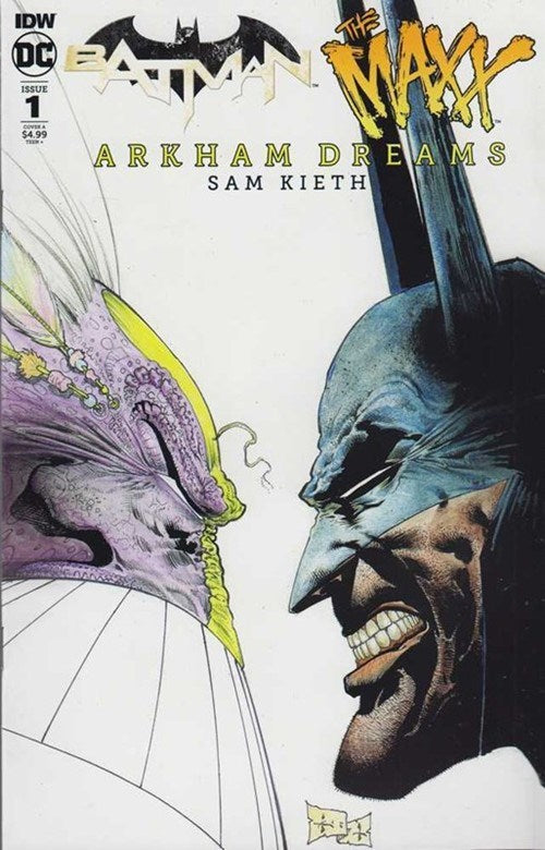 DC COMICS BATMAN/THE MAXX: ARKHAM DREAMS ISSUE #1 (MINI SERIES) (REGULAR SAM KEITH COVER) (SEPT 2018)