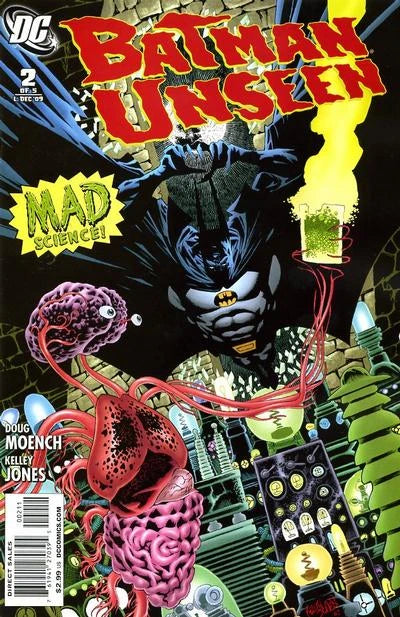 DC COMICS BATMAN: UNSEEN ISSUE #2 (MINI-SERIES) (DIRECT EDITION) (DEC 2009) (📌 CONDITION 8.5/9.0)