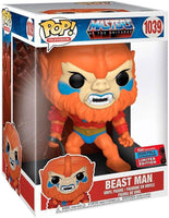 
              FUNKO POP! TELEVISION MASTERS OF THE UNIVERSE: BEAST MAN #1039 (10 INCH) (MOTU) (2020 FALL CONVENTION STICKER)
            