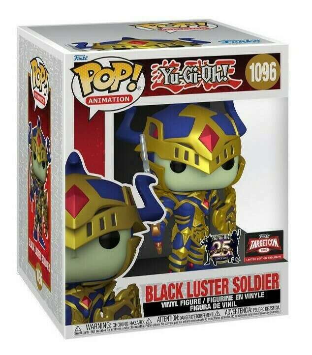 FUNKO POP! ANIMATION YU-GI-OH: BLACK LUSTER SOLDIER #1096 (6 INCH) (2022 TARGETCON EXCLUSIVE STICKER)