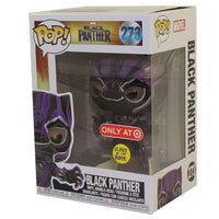 FUNKO POP! MARVEL BLACK PANTHER #273 (PURPLE GLOW) (TARGET EXCLUSVE STICKER)