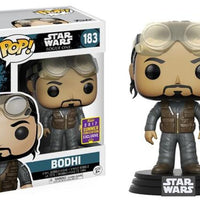 FUNKO POP! STAR WARS ROGUE ONE: BODHI #183 (2017 SUMMER CONVENTION STICKER)