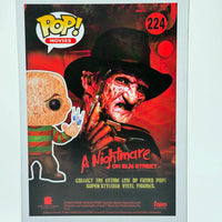 FUNKO POP! MOVIES A NIGHTMARE ON ELM STREET: FREDDY KRUEGER W/ SYRINGE FINGERS #224 (HOT TOPIC EXCLUSIVE STICKER) (📌 CONDITION 9.0/9.5)