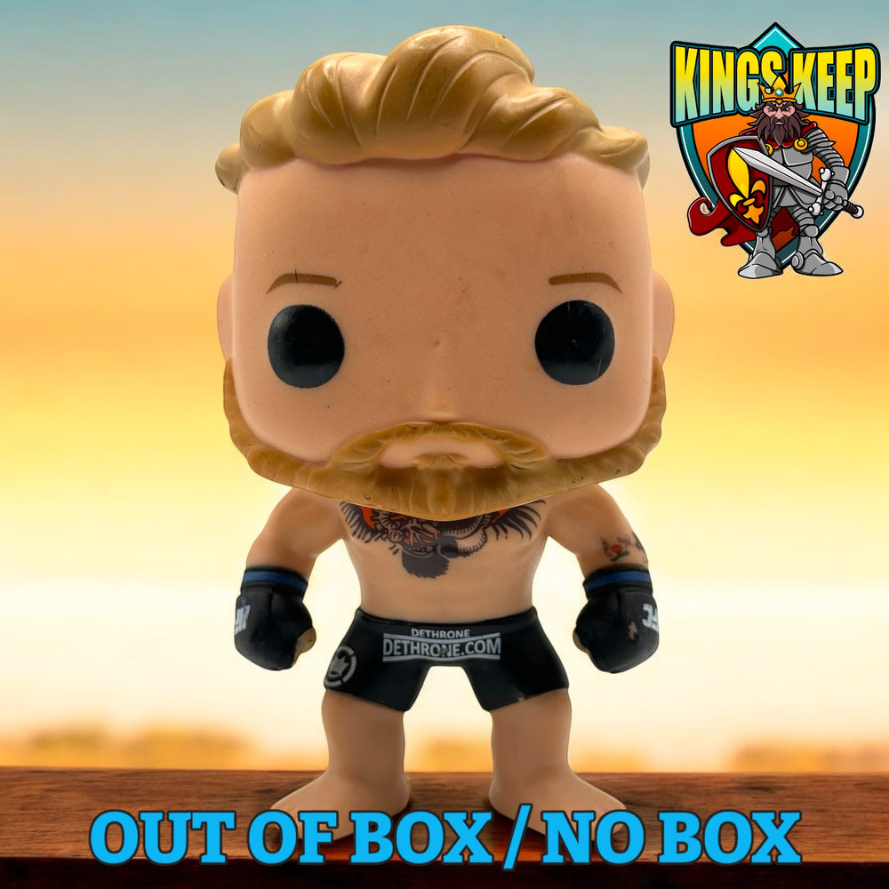 FUNKO POP! SPORTS UFC: CONOR MCGREGOR W/ BLACK DETHRONE SHORTS #01 (OUT OF BOX / NO BOX) (📌 CONDITION 7.5/8.0)