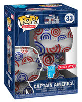 
              FUNKO POP! MARVEL ART SERIES THE FALCON AND THE WINTER SOLDIER: CAPTAIN AMERICA #33 (TARGET EXCLUSIVE STICKER) (ART SERIES STICKER)
            