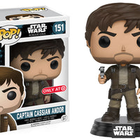 CAPTAIN CASSIAN ANDOR #151 (TARGET EXCLUSIVE STICKER) (STAR WARS ROGUE ONE) FUNKO POP