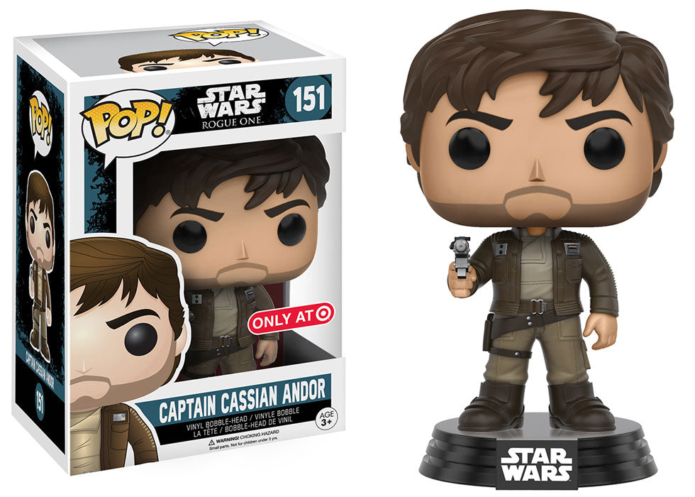 CAPTAIN CASSIAN ANDOR #151 (TARGET EXCLUSIVE STICKER) (STAR WARS ROGUE ONE) FUNKO POP