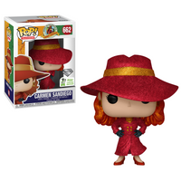 FUNKO POP! TELEVISION CARMEN SANDIEGO (DIAMOND) #662 (2019 ECCC CON STICKER)