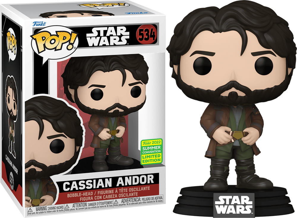 CASSIAN ANDOR #534 (2022 SUMMER CONVENTION STICKER) FUNKO POP