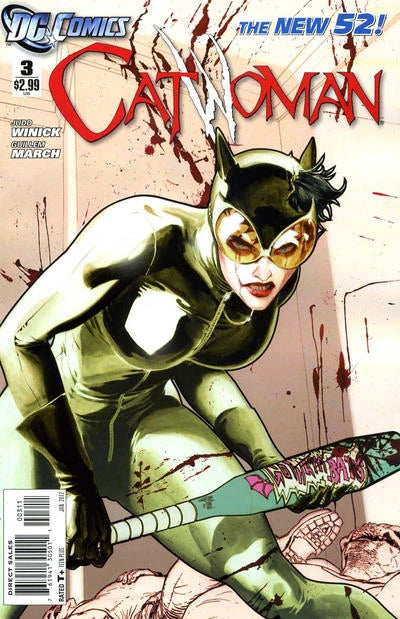 DC COMICS CATWOMAN VOL. 4 ISSUE #3 (DIRECT EDITION) (JAN 2012) (📌 CONDITION 8.5)