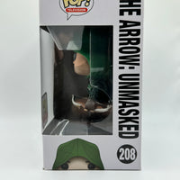 FUNKO POP! TELEVISION ARROW: THE ARROW UNMASKED #208 (2015 SDCC CON STICKER)