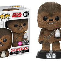 CHEWBACCA #195 (FLOCKED) (F.Y.E. EXCLUSIVE STICKER) (STAR WARS THE LAST JEDI) FUNKO POP