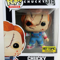 FUNKO POP! MOVIES BRIDE OF CHUCKY: CHUCKY #315 (HOT TOPIC EXCLUSIVE STICKER) (📌 CONDITION 8.5)