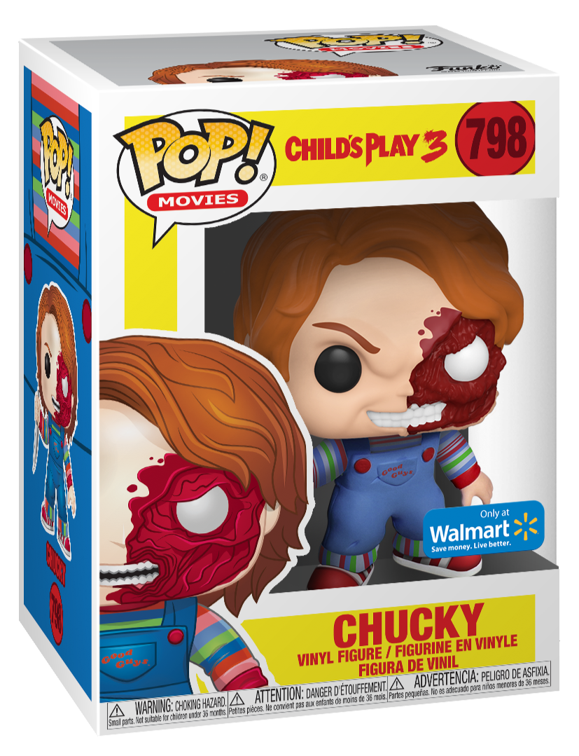 FUNKO POP! MOVIES CHILD'S PLAY 3: CHUCKY #798 (WALMART EXCLUSIVE STICKER) (📌 CONDITION 9.5)