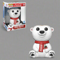 
              FUNKO POP! AD ICONS COCA-COLA: COCA-COLA POLAR BEAR #59 (10 INCH) (FUNKO-SHOP EXCLUSIVE STICKER)
            