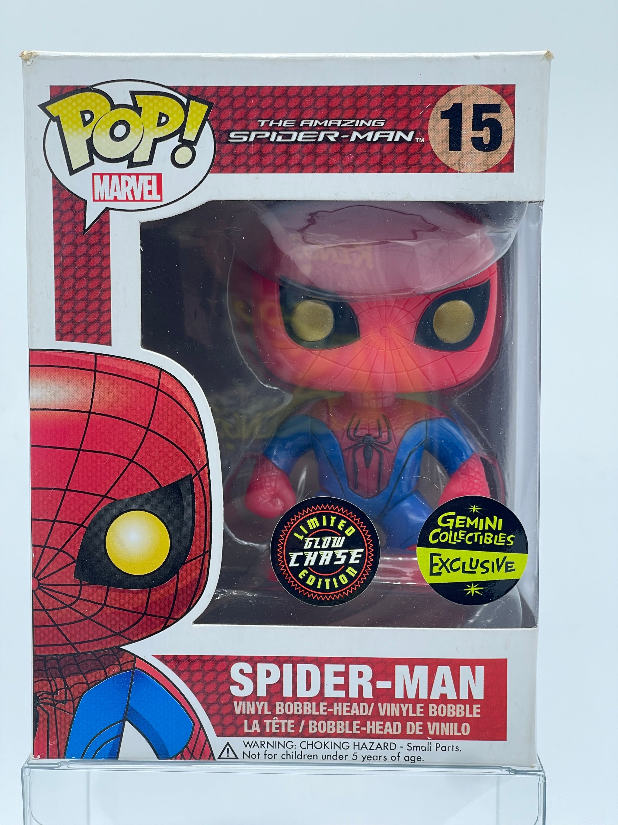 FUNKO POP! MARVEL THE AMAZING SPIDER-MAN: SPIDER-MAN #15 (GLOW CHASE) | THE  KING'S KEEP, LLC