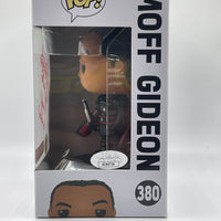 FUNKO POP! STAR WARS THE MANDALORIAN: GLOW MOFF GIDEON #380 (SIGNED/AUTO BY GIANCARLO ESPOSITO) (JSA CERTIFIED) (TARGET EXCLUSIVE STICKER)