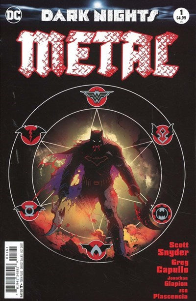 DC COMICS DARK NIGHTS: METAL VOL 1 ISSUE #1 (GREG CAPULLO MIDNIGHT RELEASE VARIANT COVER) (OCT 2017) (📌 CONDITION 8.5)