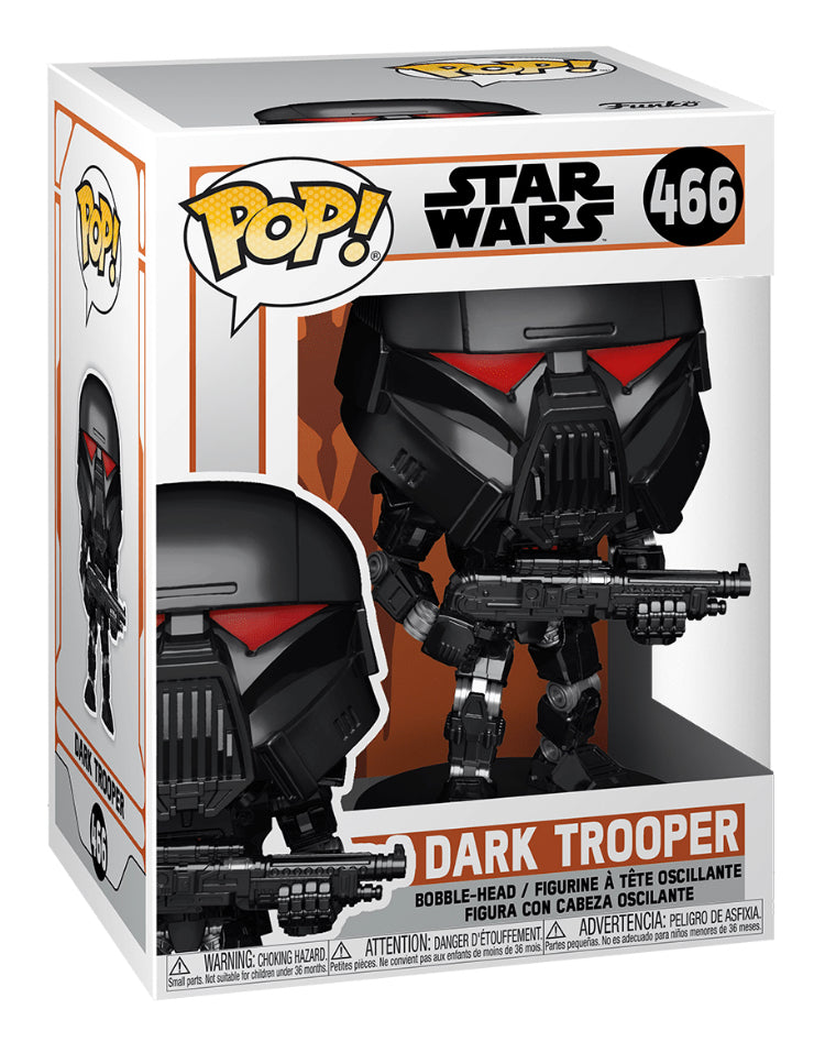 FUNKO POP! STAR WARS THE MANDALORIAN: DARK TROOPER #466