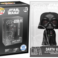 FUNKO POP! DIE-CAST STAR WARS DARTH VADER #02 (FUNKO-SHOP EXCLUSIVE STICKER)