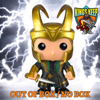 FUNKO POP! MARVEL THOR THE DARK WORLD: LOKI W/ HELMET #36 (OUT OF BOX / NO BOX) (📌 CONDITION 8.5/9.0)