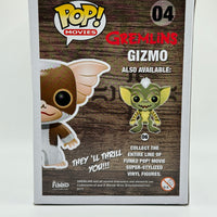 FUNKO POP! MOVIES GREMLINS: FLOCKED GIZMO #04 (LE 480) (2011 SDCC EXCLUSIVE CON STICKER)