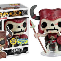 FUNKO POP! MOVIES ARMY OF DARKNESS: BLOODY DEADITE #54 (GLOW) (2014 BCC EXCLUSIVE STICKER)