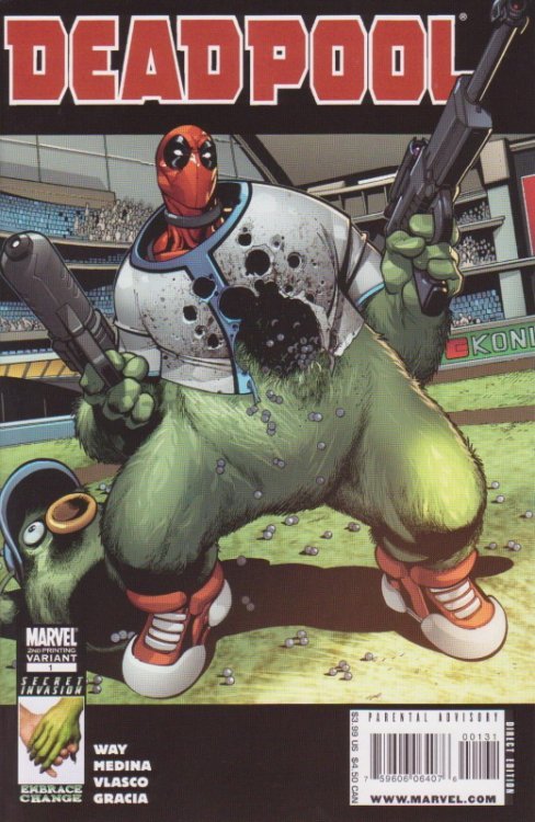 MARVEL COMICS DEADPOOL VOL 2 ISSUE #1 (2ND PRINTING VARIANT) (NOV 2008)