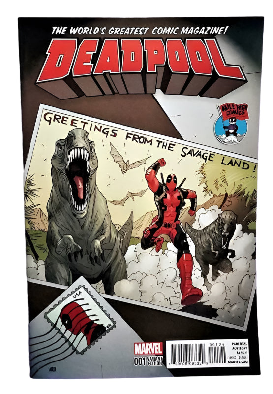 MARVEL COMICS DEADPOOL VOL. 4 ISSUE #1 (MILE HIGH COMICS KHOI PHAM VARIANT COVER) (JAN 2016) (📌 CONDITION 9.0/9.5)