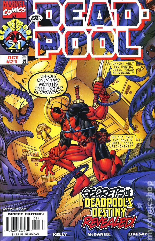 MARVEL COMICS DEADPOOL ISSUE #21 VOL #1 (OCT 1998)