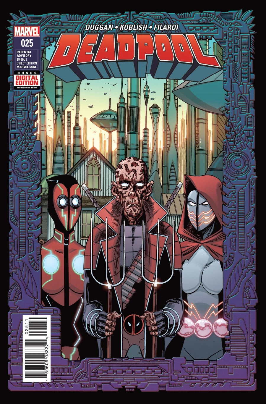 MARVEL COMICS DEADPOOL VOL. 4 ISSUE #25 (MAR 2017) (📌 CONDITION 8.5/9.0)