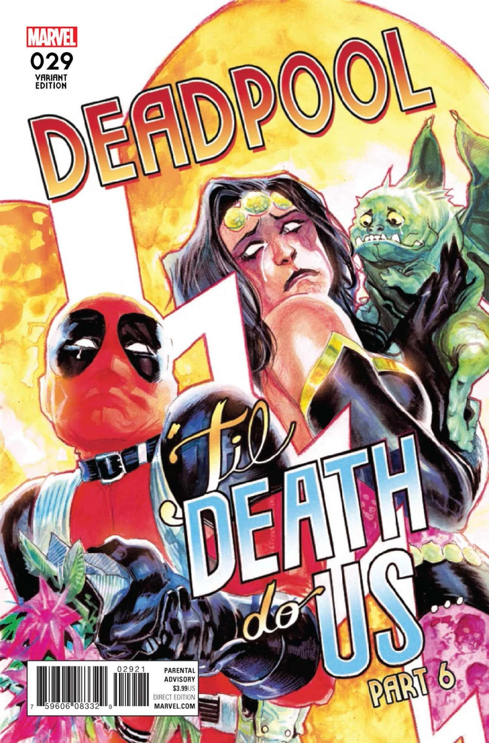 MARVEL COMICS DEADPOOL VOL. 4 ISSUE #29 (RAFAEL ALBUQUERQUE POSTER VARIANT COVER) (JUNE 2017) (📌 CONDITION 8.0)