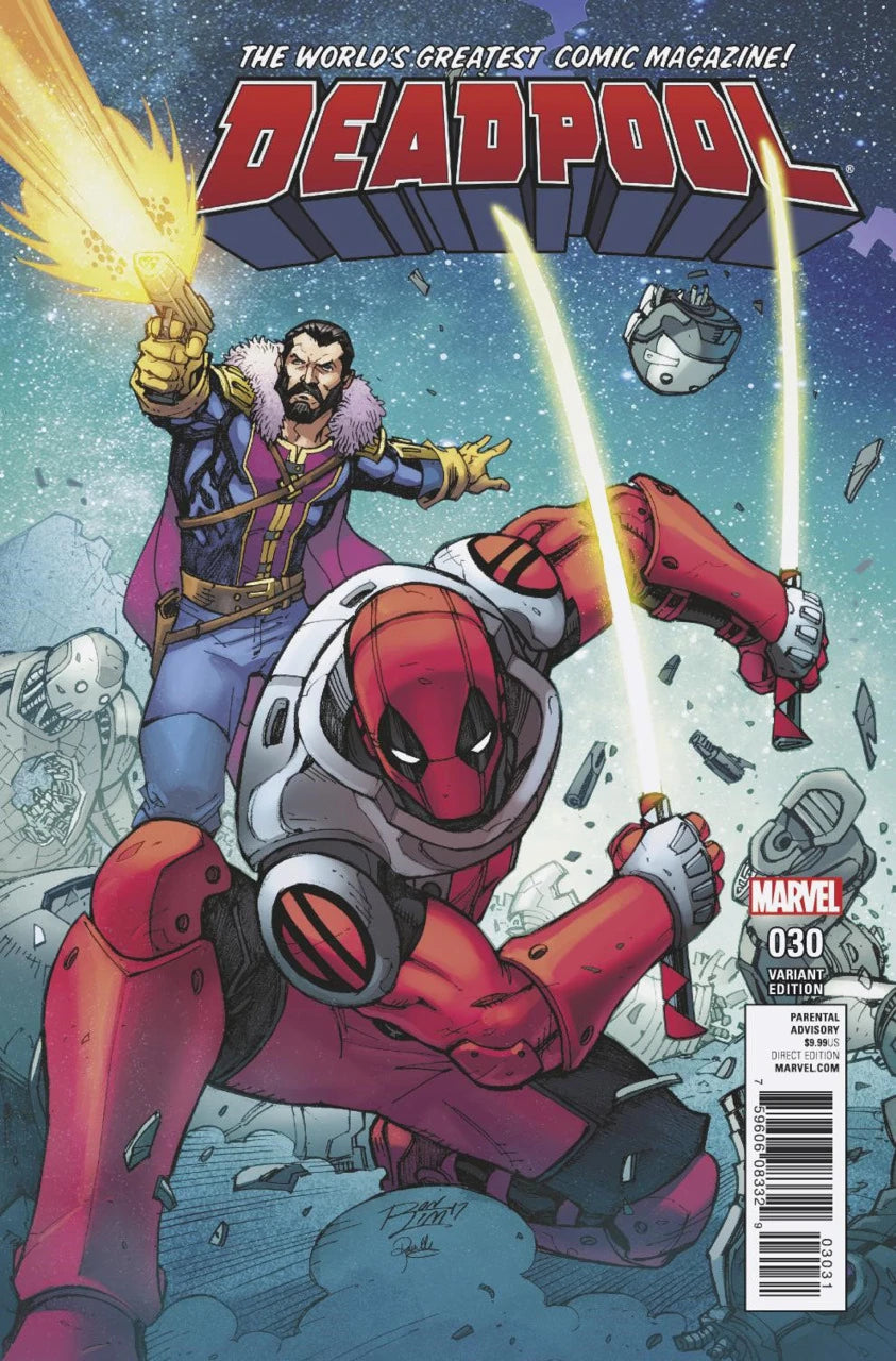 MARVEL COMICS DEADPOOL VOL. 4 ISSUE #30 (LE 1:25) (RON LIM RETAILER INCENTIVE VARIANT COVER) (JULY 2017) (📌 CONDITION 9.0/9.5)