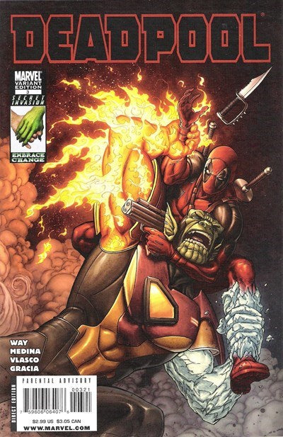 MARVEL COMICS DEADPOOL VOL 2 ISSUE #3 (INCENTIVE IAN CHURCHILL VARIANT) (LIMITED TO 1:25) (DEC 2008)