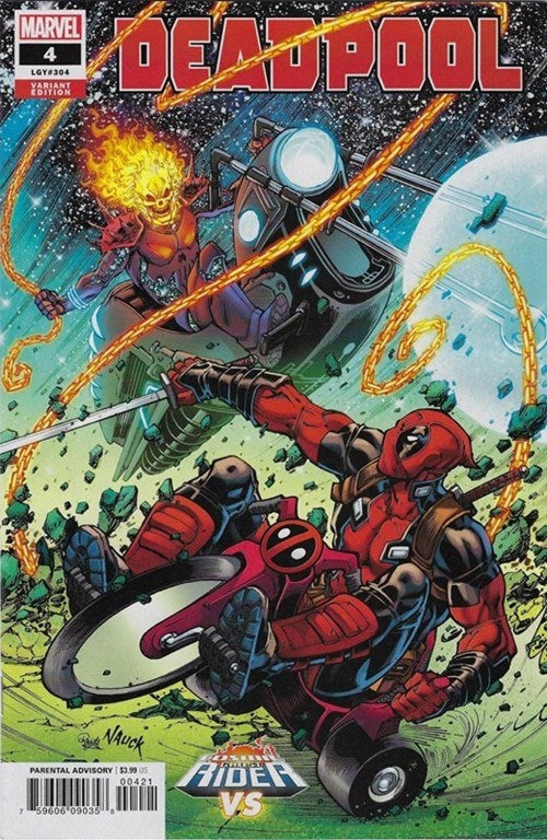 MARVEL COMICS DEADPOOL VOL 5 ISSUE #4 (TODD NAUCK COSMIC GHOST RIDER VS VARIANT COVER) (NOV 2018)