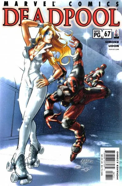 MARVEL COMICS DEADPOOL VOL 1 ISSUE #67 (DAZZLER COVER) (1ST MEETING OF DEADPOOL AND DAZZLER) (JULY 2002)