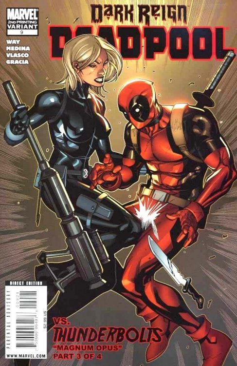 MARVEL COMICS DEADPOOL VOL 2 ISSUE #9 (SECOND PRINTING VARIANT) (JUNE 2009)