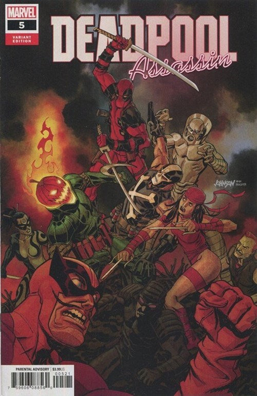 MARVEL COMICS DEADPOOL: ASSASSIN ISSUE #5 (MINI-SERIES) (DAVE JOHNSON VARIANT COVER) (OCT 2018) (📌 CONDITION 8.5/9.0)