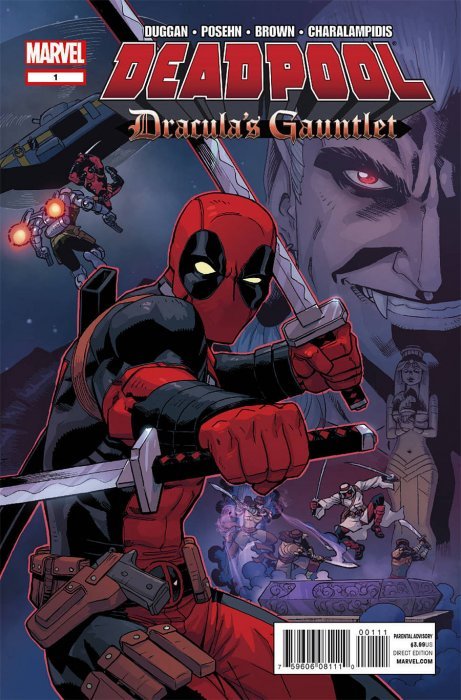 MARVEL COMICS DEADPOOL: DRACULA'S GAUNTLET ISSUE #1 (MINI-SERIES) (SEPT 2014)