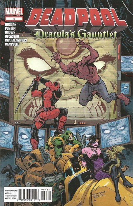 MARVEL COMICS DEADPOOL: DRACULA'S GAUNTLET ISSUE #4 (MINI-SERIES) (SEPT 2014)