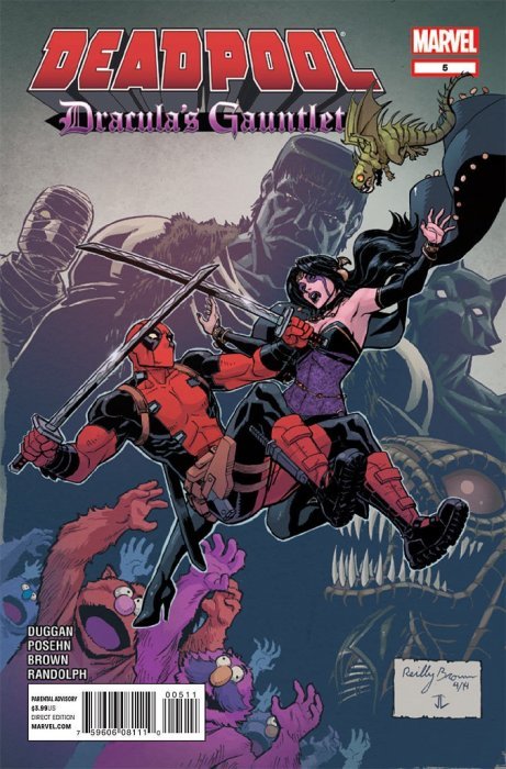 MARVEL COMICS DEADPOOL: DRACULA'S GAUNTLET ISSUE #5 (MINI-SERIES) (OCT 2014)