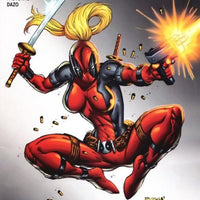 MARVEL COMICS DEADPOOL: MERC WITH A MOUTH ISSUE #7 VOL #1 (2ND PRINT) (LADY DEADPOOL / ROB LIEFELD VARIANT COVER) (MARCH 2010)