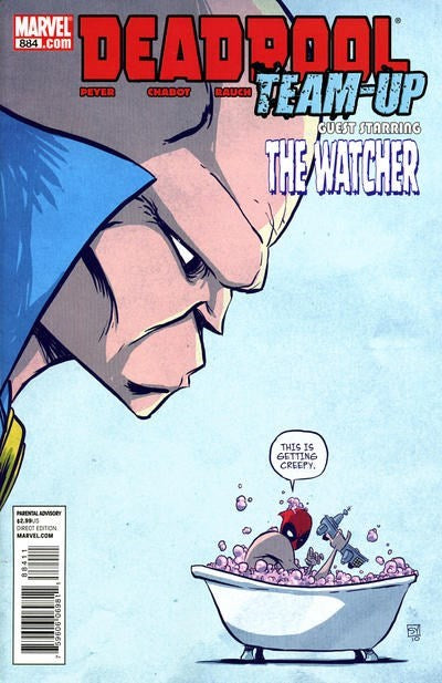 MARVEL COMICS DEADPOOL TEAM-UP ISSUE #884 (GUEST STARRING THE WATCHER) (APR 2011)