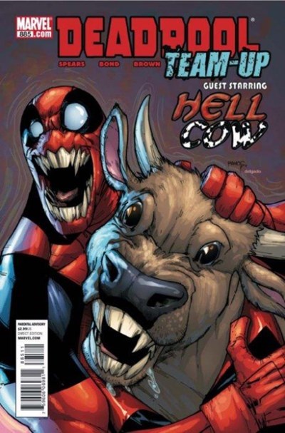 MARVEL COMICS DEADPOOL TEAM-UP ISSUE #885 (GUEST STARRING HELL COW) (APR 2011)