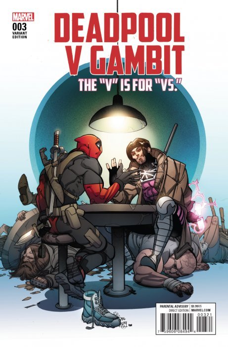 MARVEL COMICS DEADPOOL V GAMBIT ISSUE #3 (PASQUAL FERRY VARIANT COVER) (MINI-SERIES) (OCT 2016)