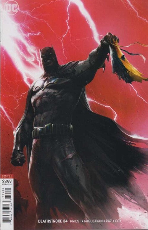 DC COMICS DEATHSTROKE ISSUE #34 VOL #4 (FRANCESCO MATTINA VARIANT COVER) (OCT 2018)