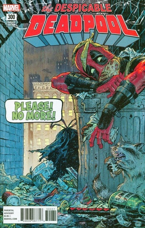 MARVEL COMICS THE DESPICABLE DEADPOOL VOL. 1 ISSUE #300 (LE 1:25) (TONY MOORE VARIANT COVER) (JULY 2018) (📌 CONDITION 8.5/9.0)