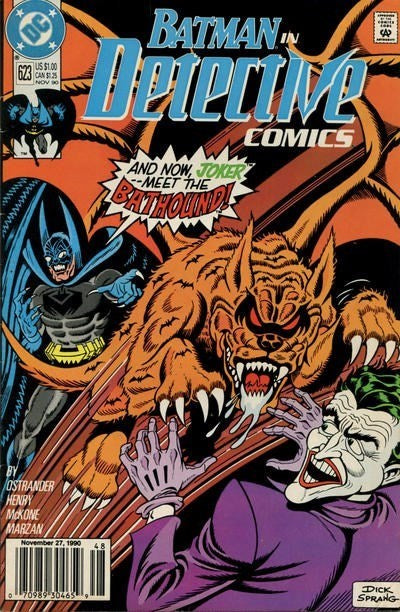 DC COMICS BATMAN IN DETECTIVE COMICS ISSUE #623 VOL #1 (NEWSSTAND EDITION) (NOV 1990)