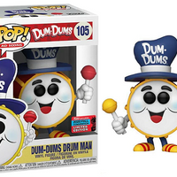 FUNKO POP! AD ICONS DUM-DUMS: DRUM MAN #105 (2020 FALL CONVENTION STICKER)