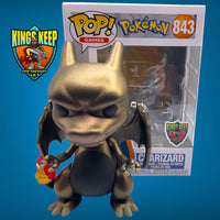 
              FUNKO POP CUSTOM! GAMES POKEMON: CHARIZARD #843 (GOLD STATUE VARIANT) (LE 1) (KING'S KEEP EXCLUSIVE CUSTOM)
            